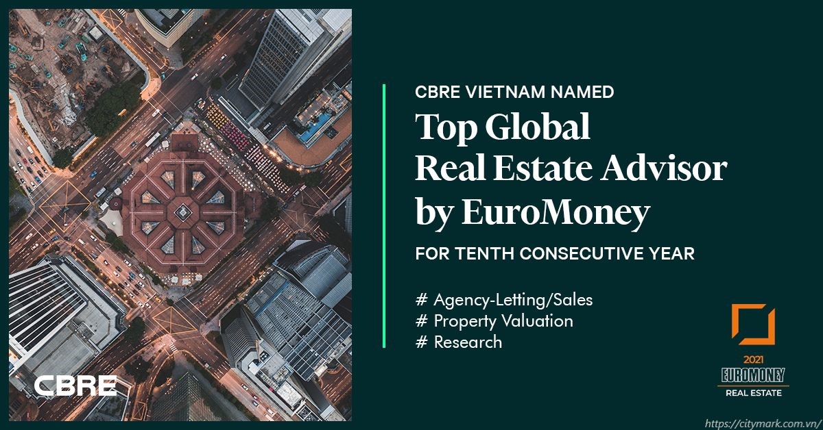 Cbre Vinh Dự Nhận Giải Thưởng Euromoney 10 Năm Liên Tục