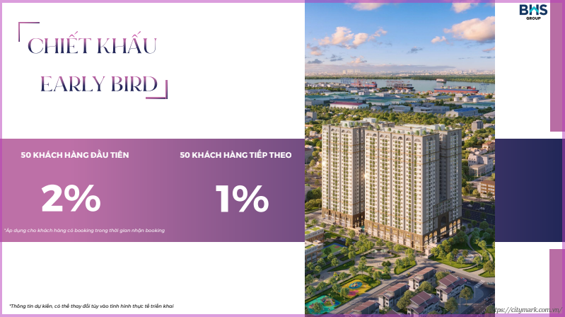 Chính Sách Chiết Khấu Early Bird Tại Citymark Residence