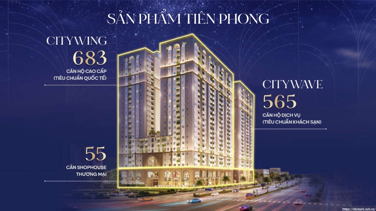 Thiết kế Citymark Residence với 2 tòa tháp sang trọng