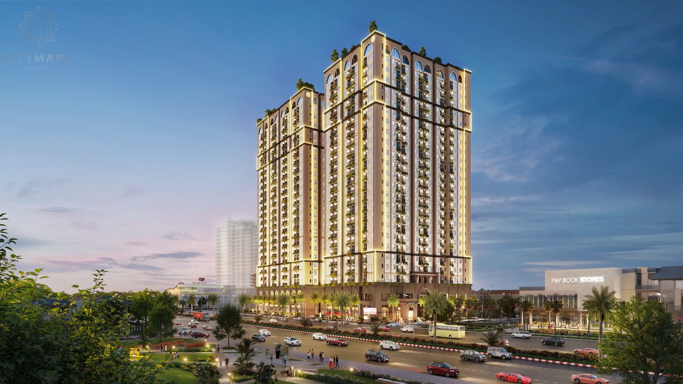 Kiến Trúc Căn Hộ Citymark Residence Từ Ngã 3 Nguyễn Trãi Ql5q1