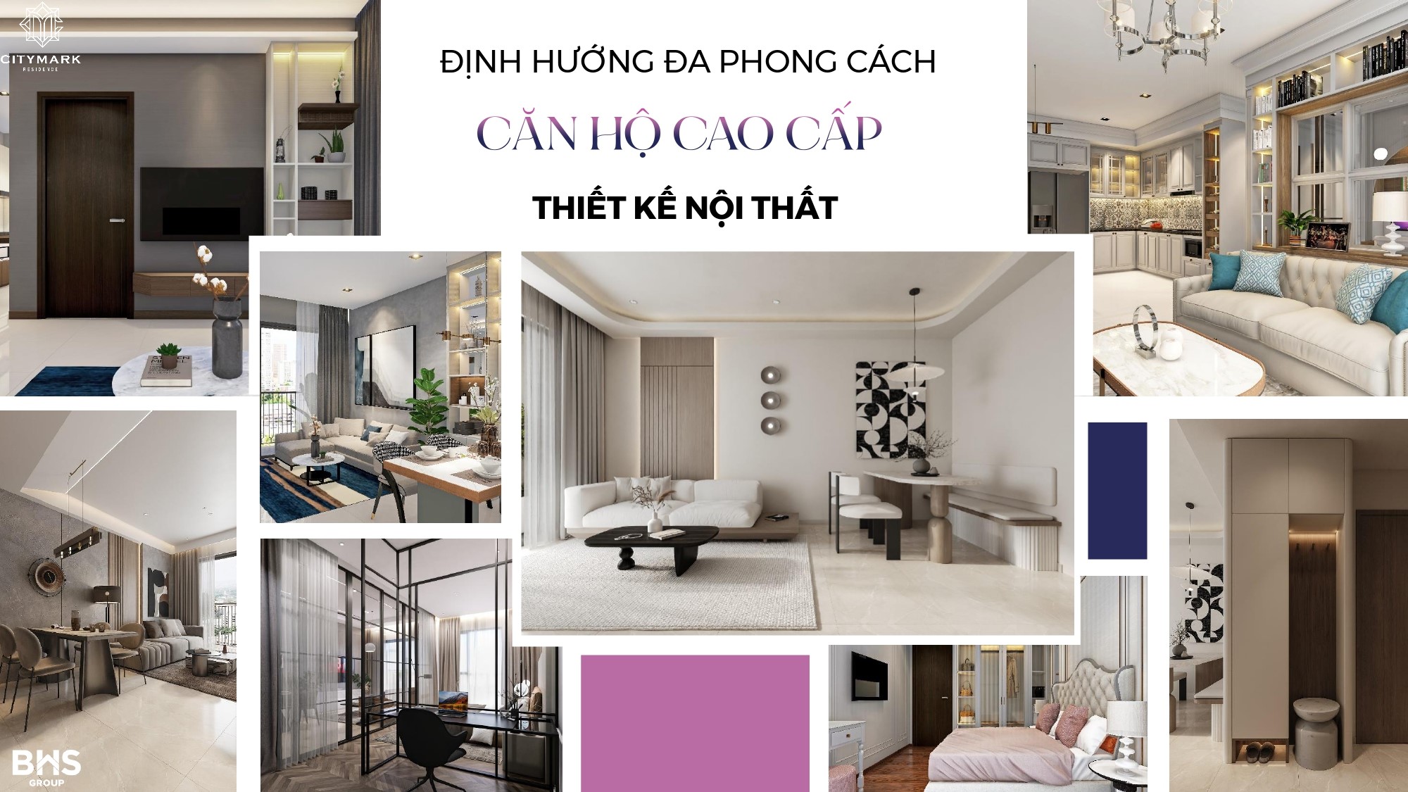 Thiết Kế Nội Thất Căn Hộ Citymark Residence, Dự án Căn Hộ Cao Cấp Phú Mỹ