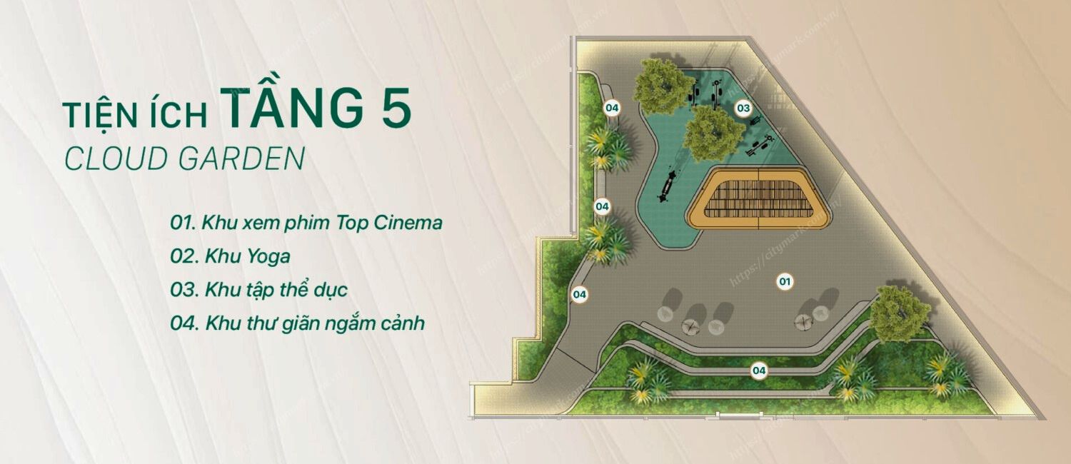 Tiện ích The Emerald Garden View_tầng 5